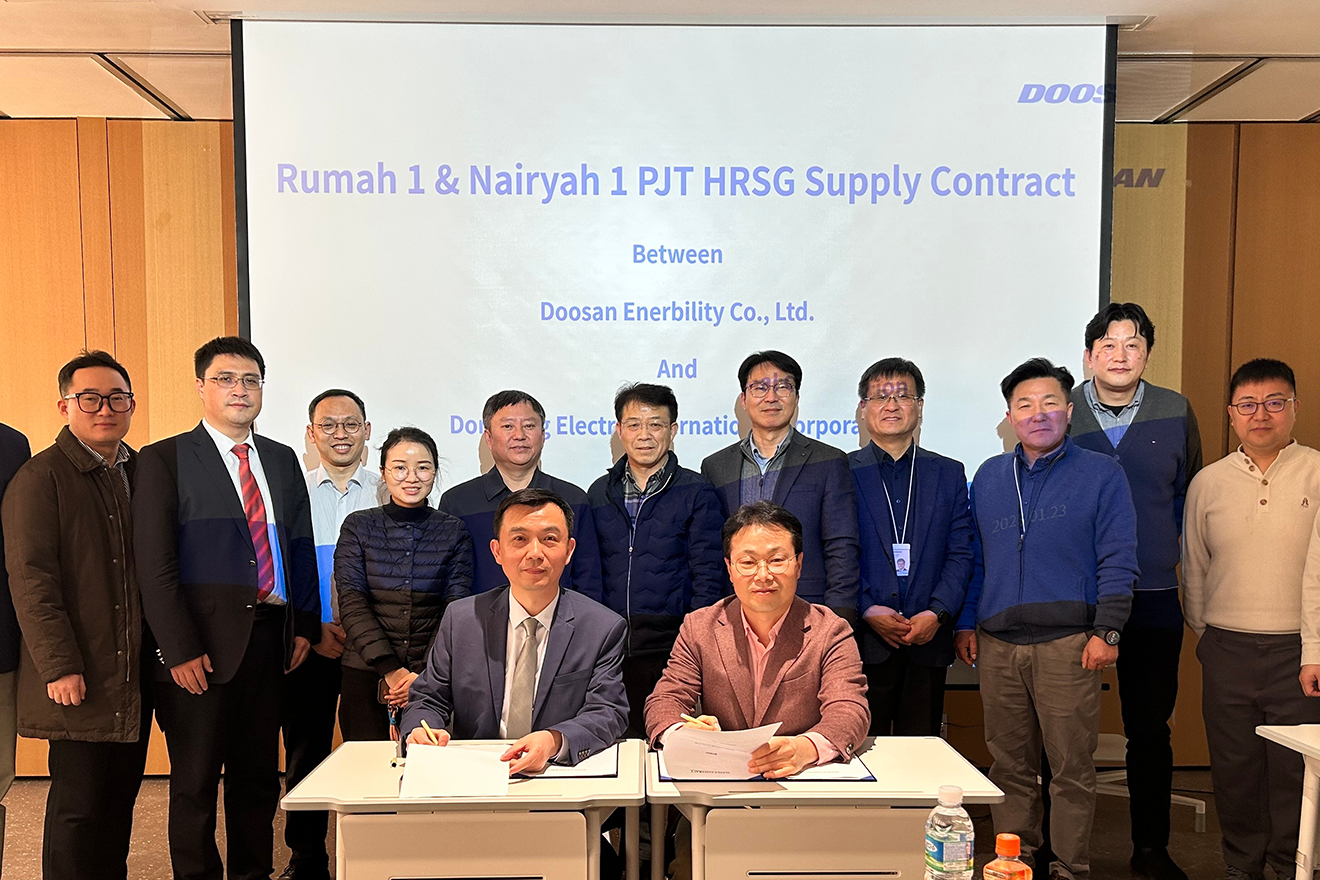 Sikeresen megszerzi az ACWA Power HRSG beszállítóját, a CAT-A által jóváhagyott és aláírt HRSG ellátási szerződéseket a Saudi Rumah1 (3*M501J) és a Nairyah1 (3*M501J) projektekhez